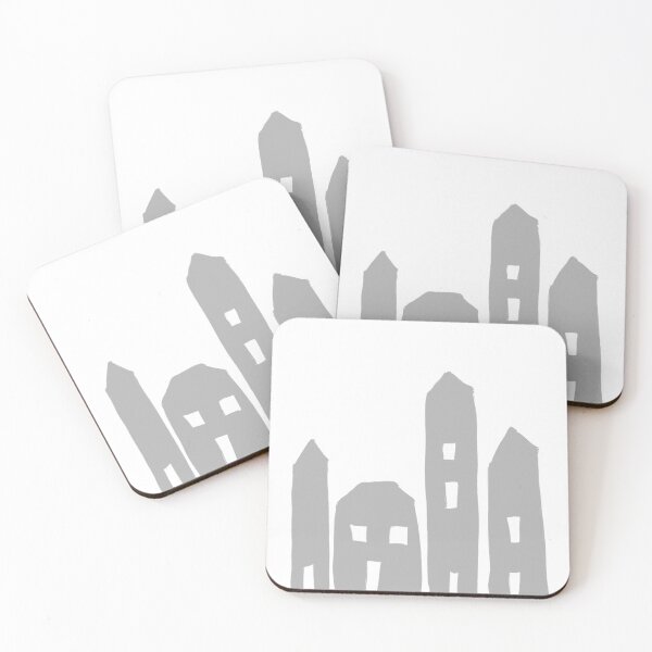 Item preview, Simplistic Gray City Skyline designed and sold by Roxee Jo.