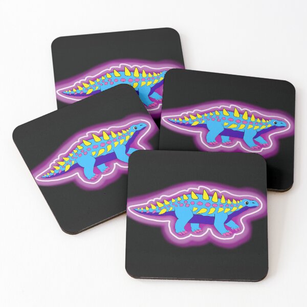 Item preview, Neon Polycanthus: Polysexual Pride Polycanthus Dinosaur designed and sold by Dr Mom's Shoppe.