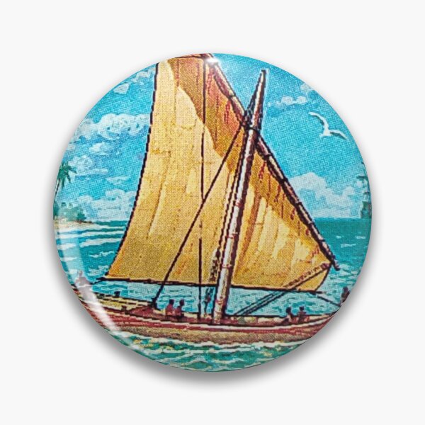Item preview, Tanzania Old Sailing ships. Vintage postage stamp Tanzania, Jahazi ancient sailing ship on the ocean, 1994 designed and sold by BlareBlare.