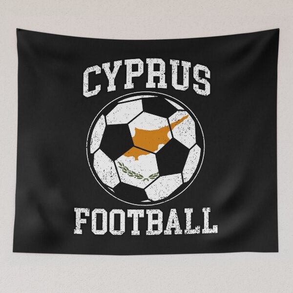 Item preview, SOCCER BALL - CYPRUS | Soccer Fans and Teams for Men and Women t-shirt designed and sold by wallsandpatts.