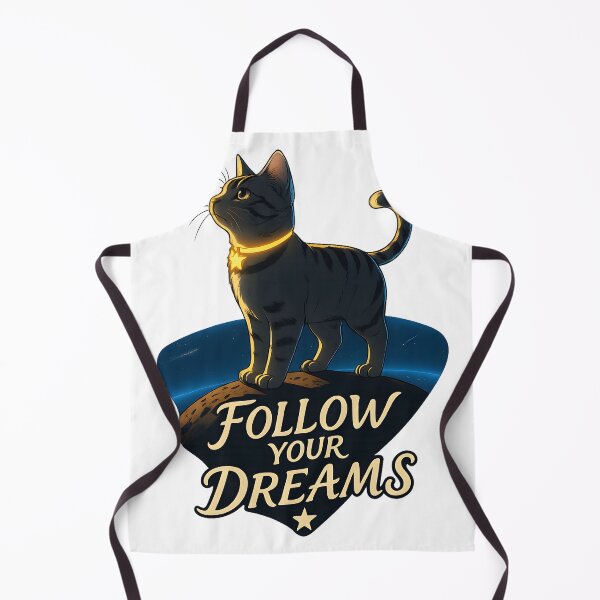 Item preview,  Follow Your Dreams - Motivational Space Cat designed and sold by PufftailStudio.