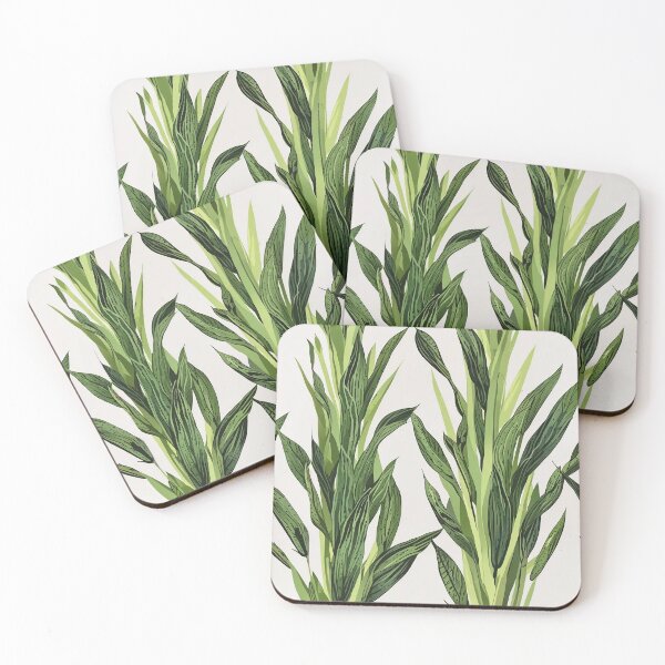 Item preview, Green leaf pattern designed and sold by CoolPixels.