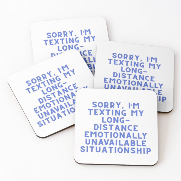 Item preview, long-distance emotionally unavailable situationship blue designed and sold by Price2413.