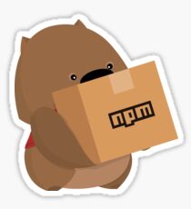 Pegatina NPM: wombat útil