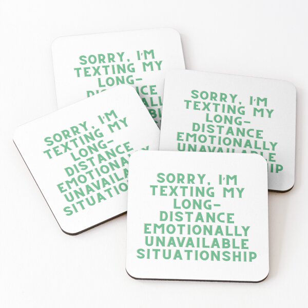 Item preview, long-distance emotionally unavailable situationship green designed and sold by Price2413.