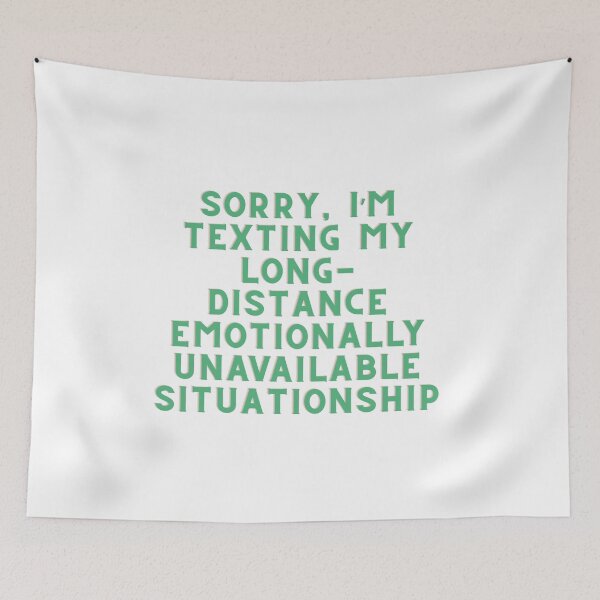 Item preview, long-distance emotionally unavailable situationship green designed and sold by Price2413.