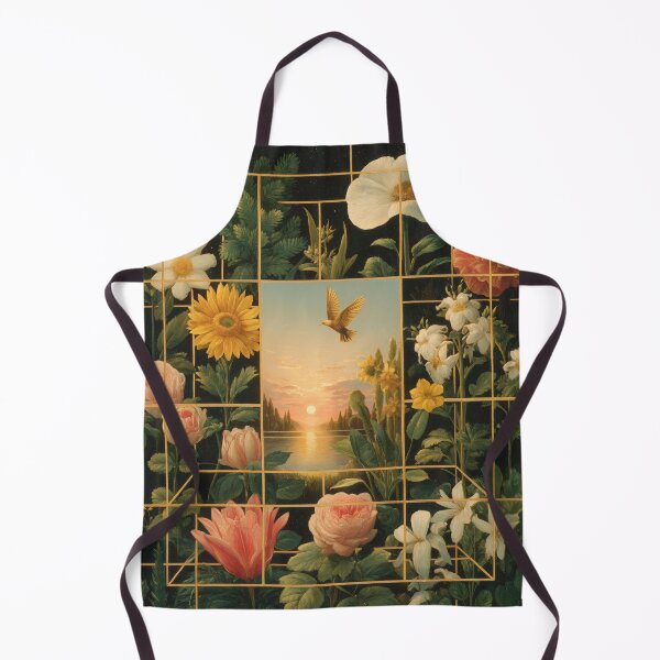 Item preview, Geometric Bloomscape at Sunset designed and sold by Magical Art Store.