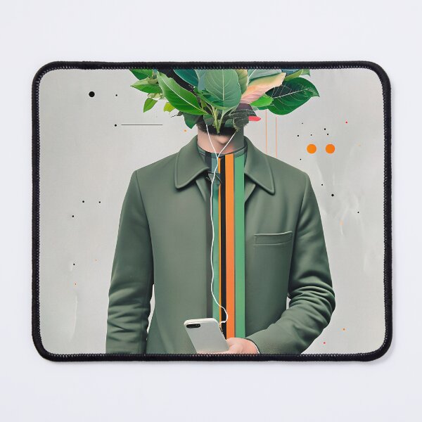 Item preview, Surreal Man with Foliage Head designed and sold by paulrommer.