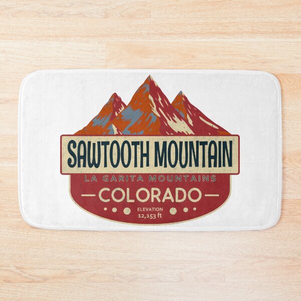 Item preview, Sawtooth Mountain, La Garita Mountains, Colorado Mountain Badge designed and sold by Wanderful-roads.