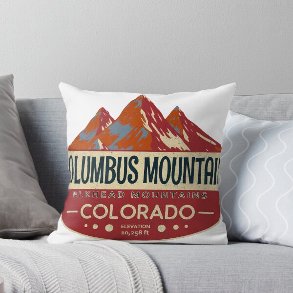 Item preview, Columbus Mountain, Elkhead Mountains, Colorado Mountain Badge designed and sold by Wanderful-roads.