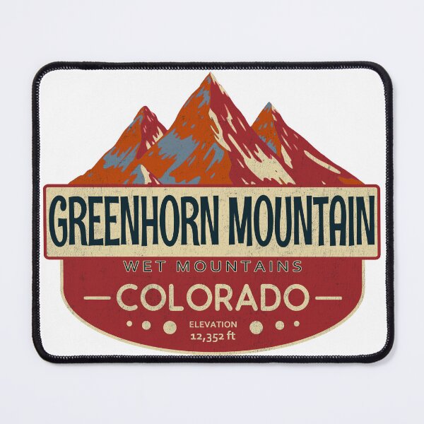 Item preview, Greenhorn Mountain, Wet Mountains, Colorado Mountain Badge designed and sold by Wanderful-roads.