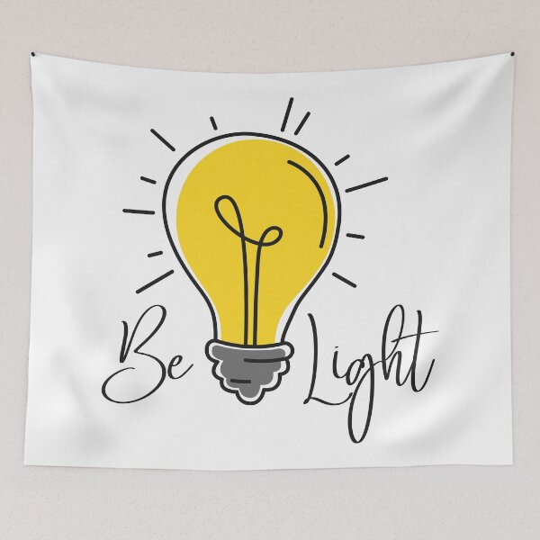Item preview, Be the Light inspirational Sticker designed and sold by CHERRY--SHOP.