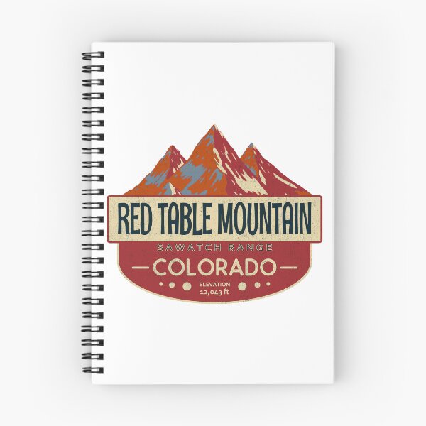 Item preview, Red Table Mountain, Sawatch Range, Colorado Mountain Badge designed and sold by Wanderful-roads.