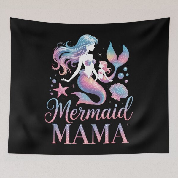 Item preview, Mermaid Mama Mermaid Mom Mommy Happy Mothers Day designed and sold by Sunset4Bones.
