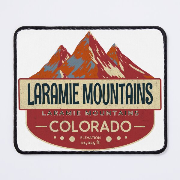 Item preview, Laramie Mountains HP, Laramie Mountains, Colorado Mountain Badge designed and sold by Wanderful-roads.