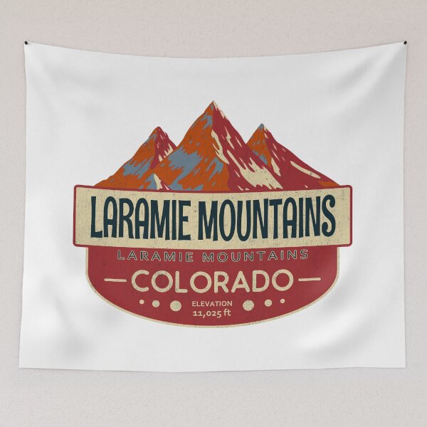 Item preview, Laramie Mountains HP, Laramie Mountains, Colorado Mountain Badge designed and sold by Wanderful-roads.
