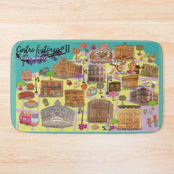 Item preview, Map of the Historic Center of Mexico City II designed and sold by PaulinaGuerrero.