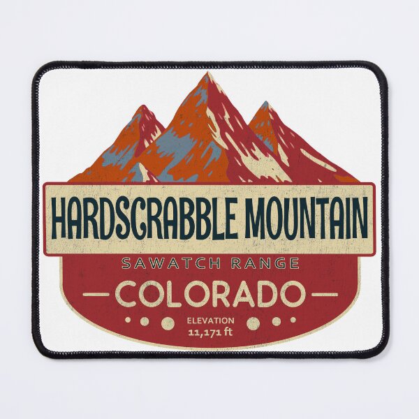 Item preview, Hardscrabble Mountain, Sawatch Range, Colorado Mountain Badge designed and sold by Wanderful-roads.