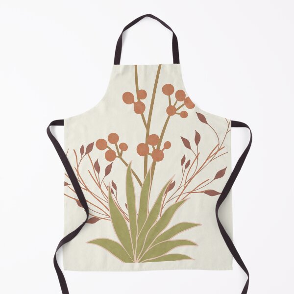 Item preview, Modern Botanical Illustration with Abstract Leaves and Round Florals designed and sold by NiceDigital.