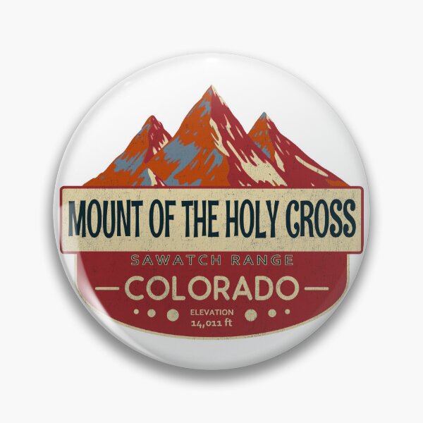 Item preview, Mount of the Holy Cross, Sawatch Range, Colorado Mountain Badge designed and sold by Wanderful-roads.
