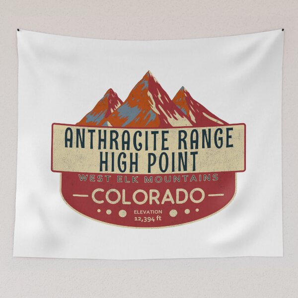 Item preview, Anthracite Range High Point, West Elk Mountains, Colorado Mountain Badge designed and sold by Wanderful-roads.