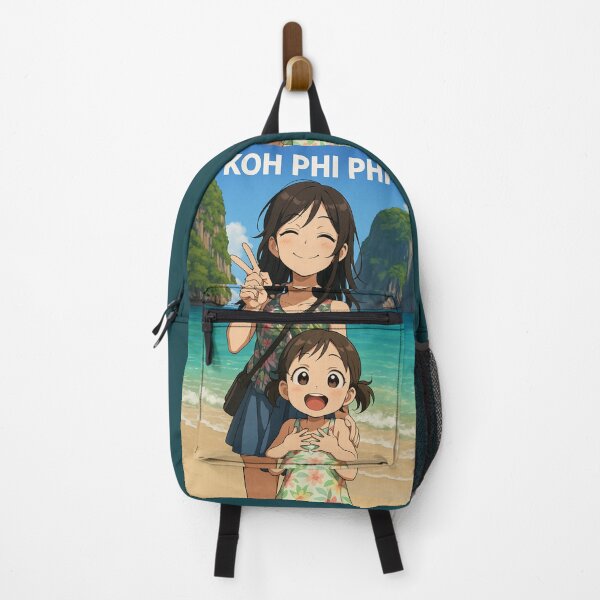 Item preview, Koh Phi Phi Thailand Anime Style | Cute Sisters Beach Travel designed and sold by konthai.familyart.