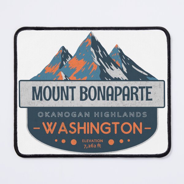 Item preview, Mount Bonaparte, Okanogan Highlands, Washington, Mountain Badge designed and sold by Wanderful-roads.