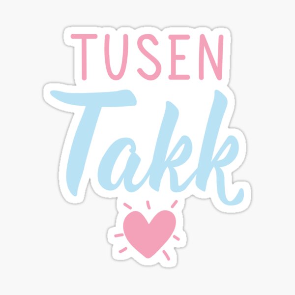 Item preview, Tusen Takk. Translation from Norwegian: Thank you very much.  designed and sold by pidzam4e.