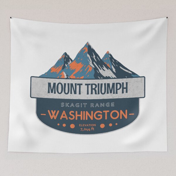 Item preview, Mount Triumph, Skagit Range, Washington, Mountain Badge designed and sold by Wanderful-roads.