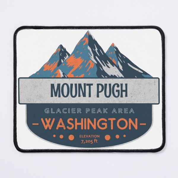 Item preview, Mount Pugh, Glacier Peak Area, Washington, Mountain Badge designed and sold by Wanderful-roads.