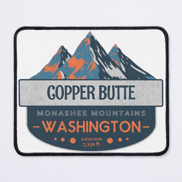Item preview, Copper Butte, Monashee Mountains, Washington, Mountain Badge designed and sold by Wanderful-roads.