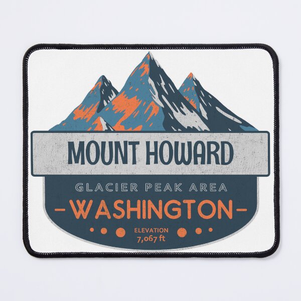 Item preview, Mount Howard, Glacier Peak Area, Washington, Mountain Badge designed and sold by Wanderful-roads.