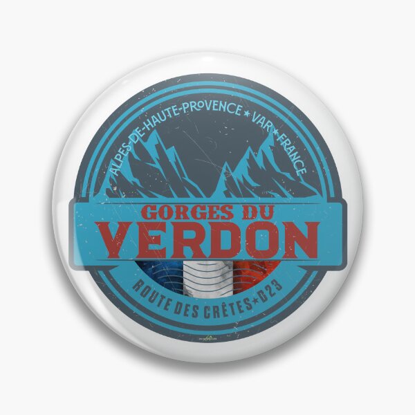 Item preview, Gorges du Verdon Grand Canyon of Europe France Sticker T-Shirt 01 designed and sold by OuterShellUK.