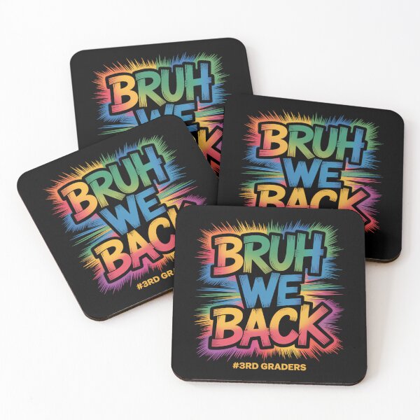 Item preview, Bruh We Back 3rd Grade Teachers Kids Tie Dye Back To School designed and sold by Sunset4Bones.