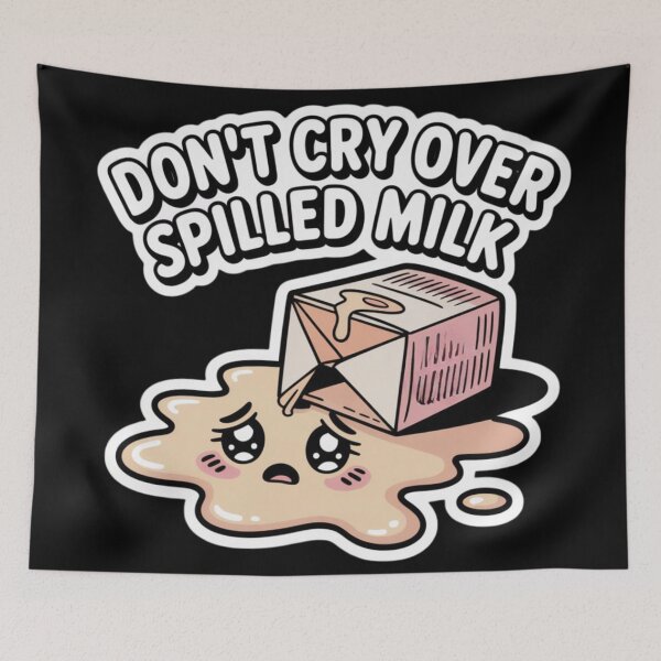 Item preview, Oat milk - Don’t Cry Over Spilled Milk designed and sold by DamioPolArt.
