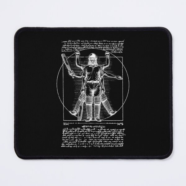 Item preview, Cricket Player Cricketer Vitruvian Man Leonardo Da Vinci designed and sold by GrandeDuc.