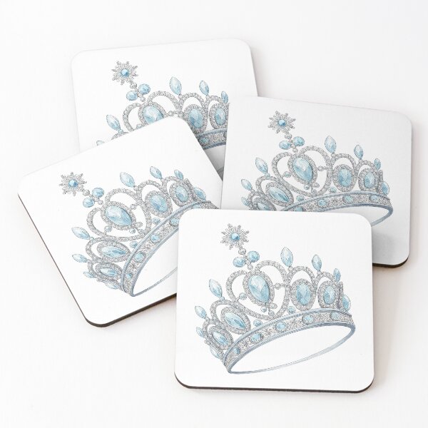 Item preview, A beautiful crown decorated with blue and white diamonds designed and sold by Merrylands Artshop.