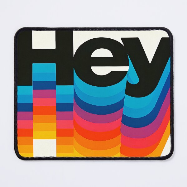Item preview, Colorful Hey Graphic Art designed and sold by paulrommer.