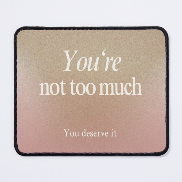 Item preview, You Are Not Too Much – Minimal Energy Alignment Wall Art Print designed and sold by SmolSummer.Homie.