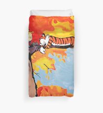 Calvin and Hobbes Autumn Duvet Cover