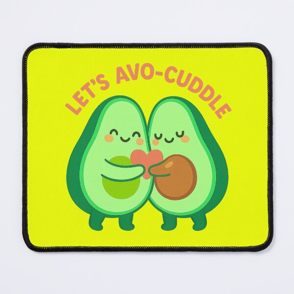 Item preview, Let’s Avo-Cuddle – Avocado Hug Sticker designed and sold by BloomKind.