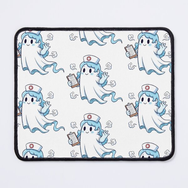 Item preview, Ghost Nurse | Spookily Caring and Whimsically Haunting Medical Graphic designed and sold by Tw1nsAIArt.