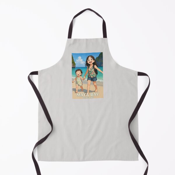 Item preview, Maya Bay Thailand | Cute Anime Sisters on Vacation designed and sold by konthai.familyart.
