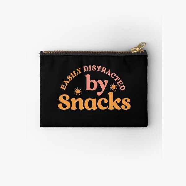 Item preview, Easily Distracted by Snacks – Funny Food Lover  designed and sold by Shubi.