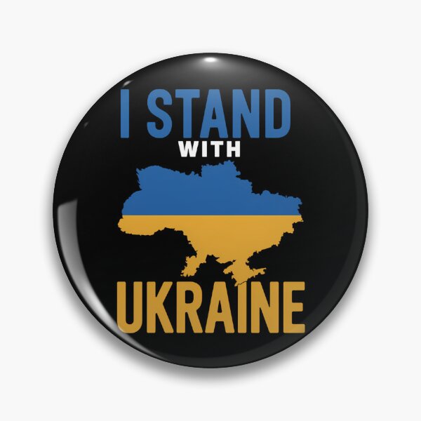 Item preview, I Stand with Ukraine Map designed and sold by Sunset4Bones.