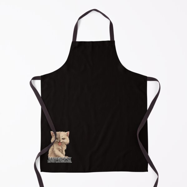 Item preview, Sarcastic Fluffy Cat - Funny Love Language Quote designed and sold by konthai.familyart.