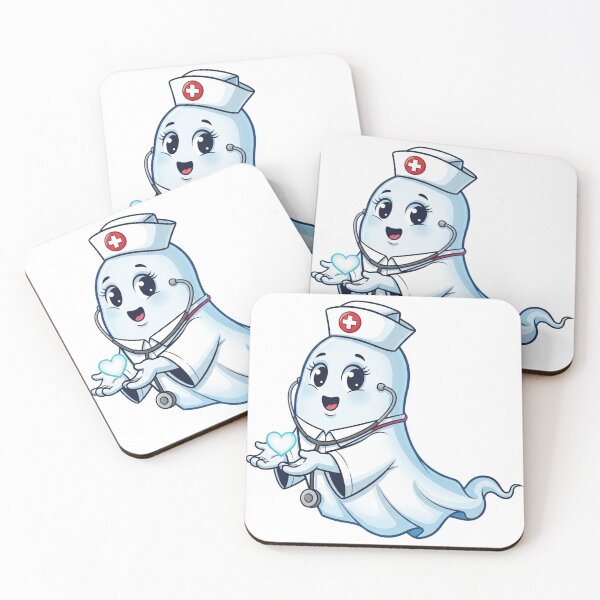 Item preview, Ghost Nurse | Spookily Caring and Whimsically Haunting Medical Graphic designed and sold by Tw1nsAIArt.