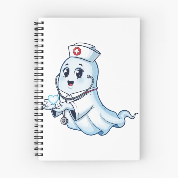 Item preview, Ghost Nurse | Spookily Caring and Whimsically Haunting Medical Graphic designed and sold by Tw1nsAIArt.