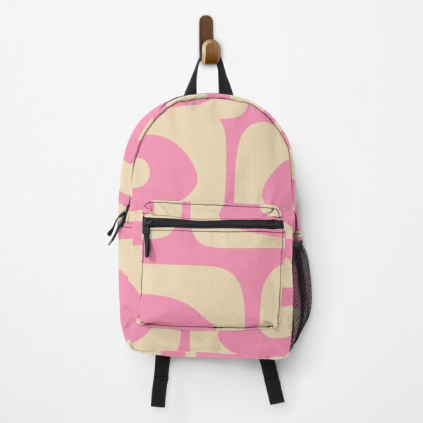 Item preview, Mid Century Modern Retro Abstract Minimalist Pink Piquet Pattern designed and sold by kierkegaard.