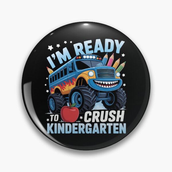 Item preview, I'm Ready To Crush Kindergarten First Day of Boys designed and sold by Sunset4Bones.